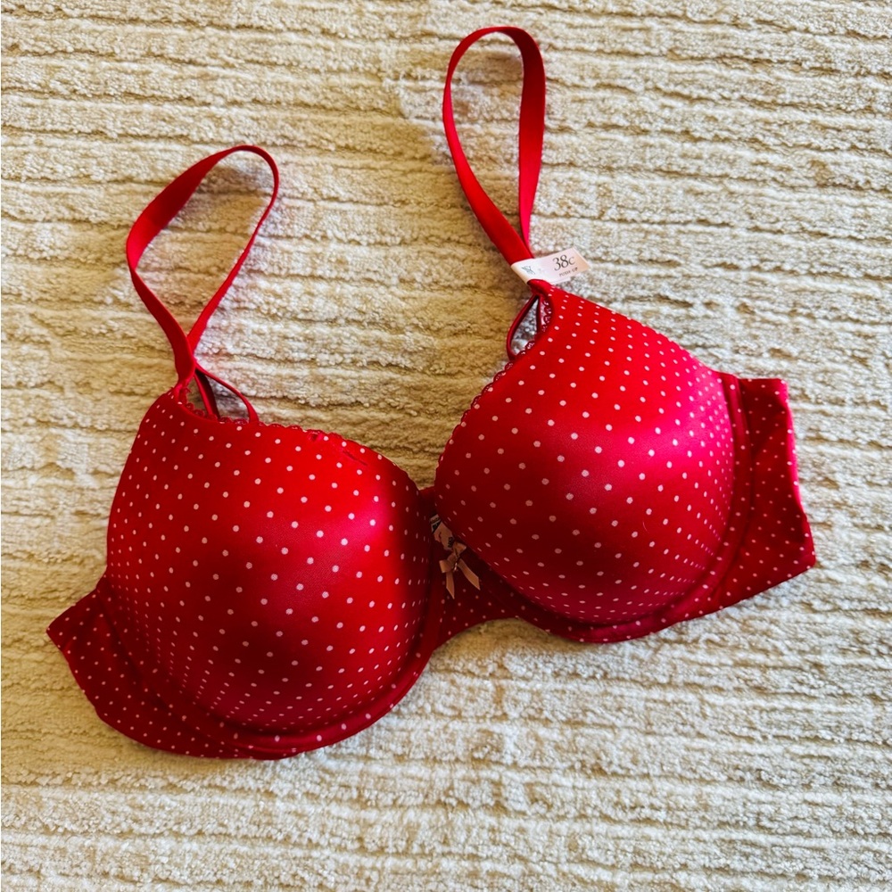 Red Polka Dot Bra